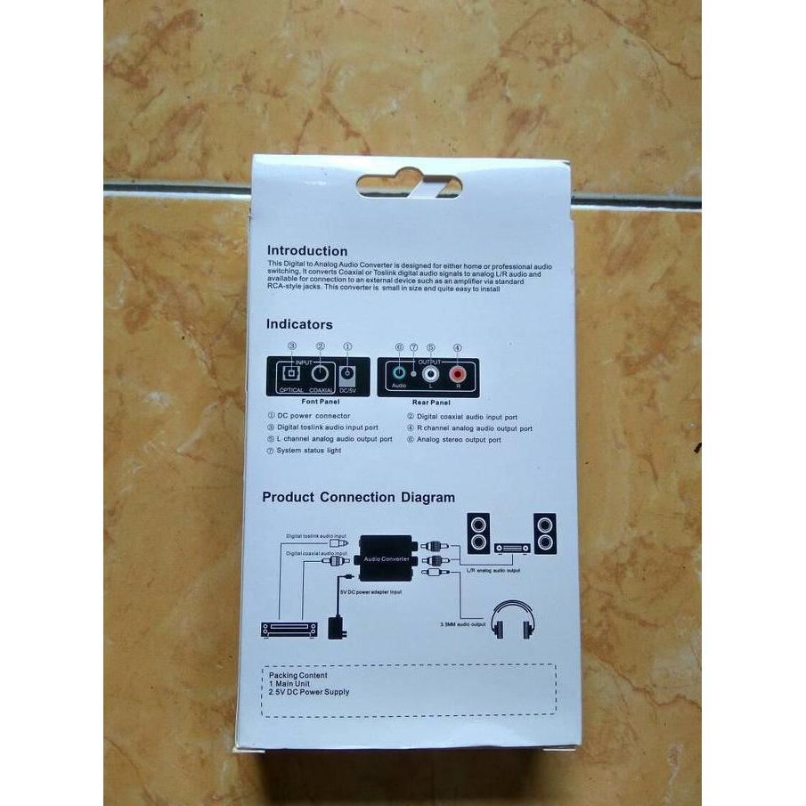 Yevaseni_ - Converter (Optic)Digital To (Rca)Analog Audio