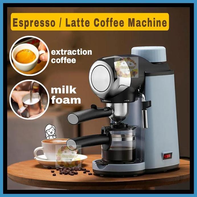 Ready NA - MESIN KOPI BEAR COFFEE MACHINE WITH FOAM MAKER ALAT PEMBUAT KOPI