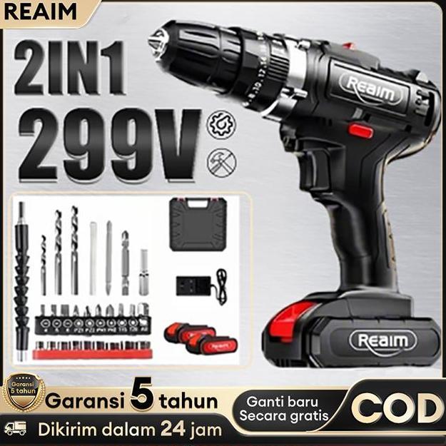 REAIM Gerinda dan bor paket bor gerinda paket pertukangan Mesin Bor Listrik 13mm /gerinda murah 4 in