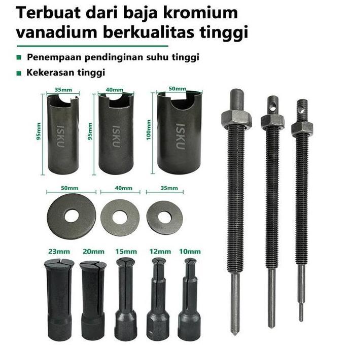 ISKU Treker Bearing Puller Set 5 Pcs CVT Treker Grip On Treker Bearing Puller Set