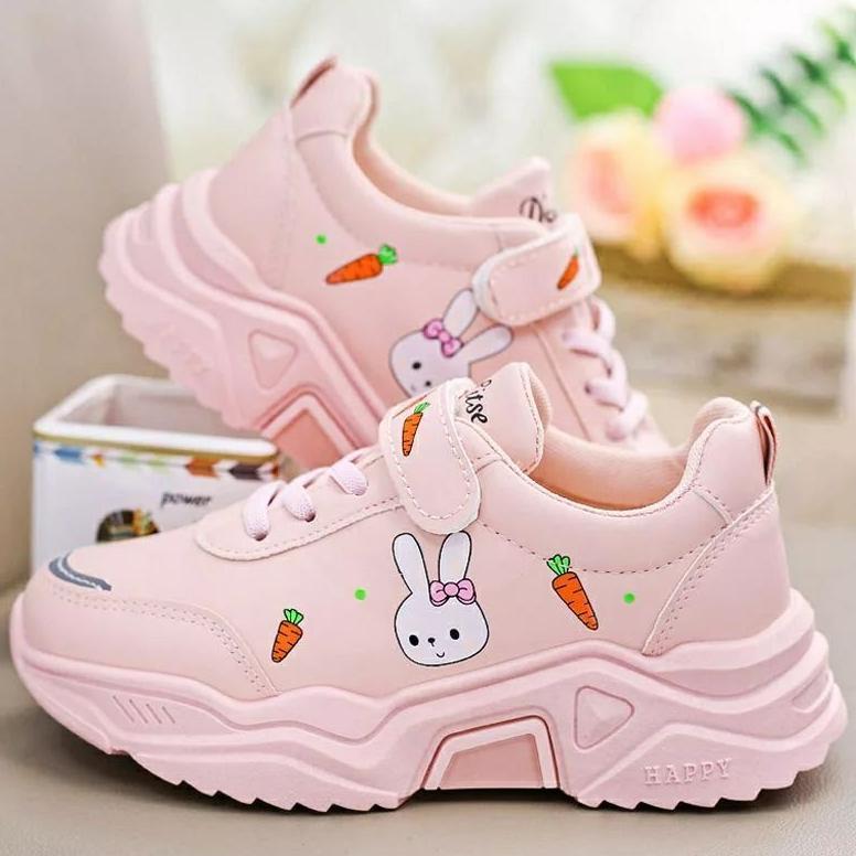 New Sepatu Sneakers Anak Perempuan Laki Laki Rabbit Love / Sepatu Jintu Anak Perempuan