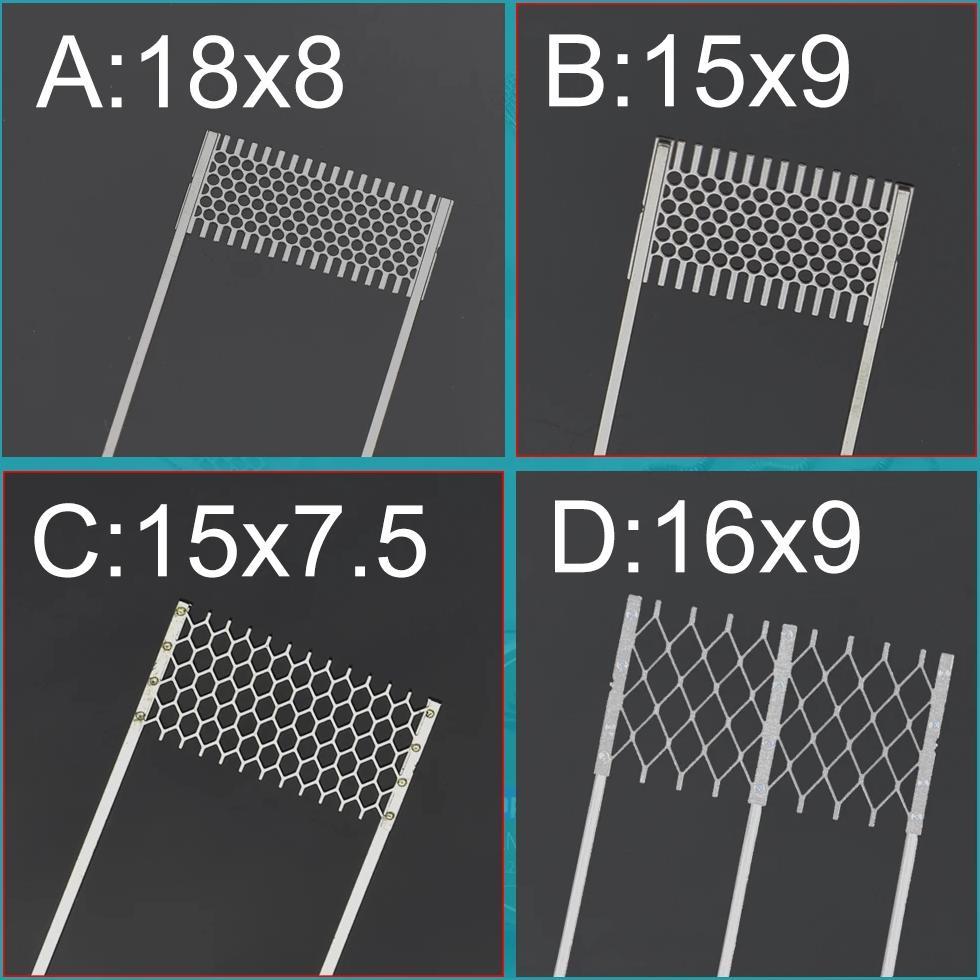 6 types 0.2ohm Mesh Wires 18x8 15x9 15x7.5 16x9mm Resistance for Rebuild Kit to Repair Home Electron