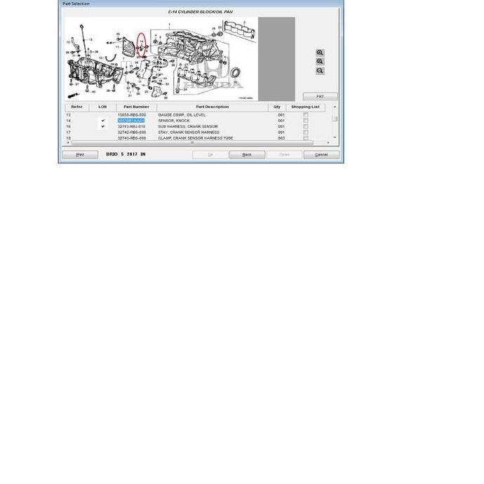 Sensor Knock CITY JAZZ FREED MOBILIO BRIO BRV CIVIC ORIGINAL