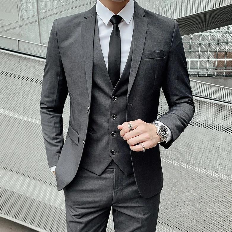 HOT DEALS Setelan Jas Pria Tuxedo 3 IN 1 Pria Setelan Jas Pria Formal