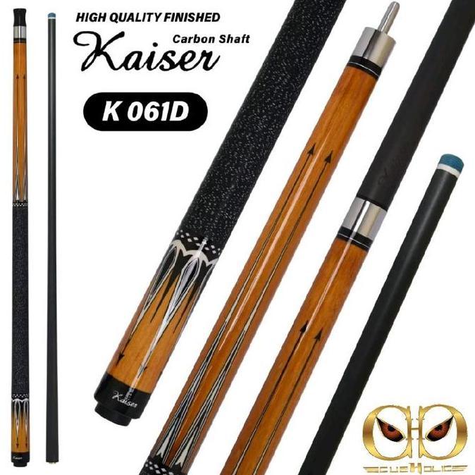 Kaiser Cue With Carbon Shaft - K061D / Stik Biliar
