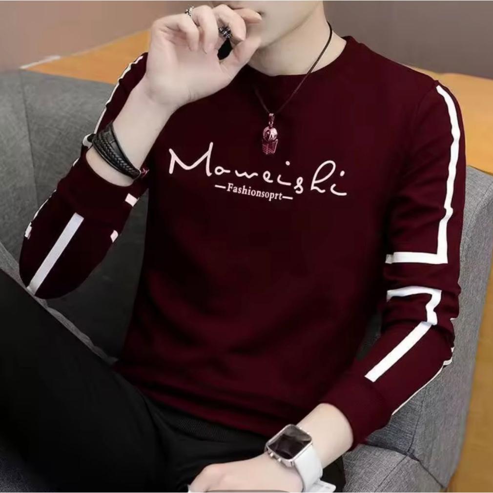 PROMO KAOS PRIA LENGAN PANJANG / KAOS COWOK MODEL TERBARU KOREA / KAOS PRIA KEREN / BAJU KAOS PRIA M