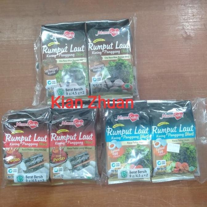 Mama Suka Rumput Laut Kering Panggang (nori)