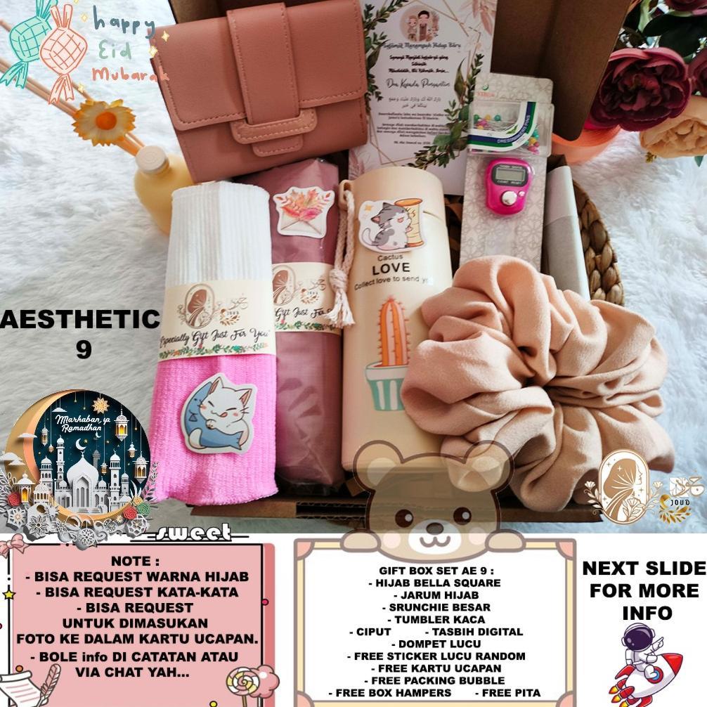Diskon Hampers Hijab Premium / Hampers Hijab Gift Box / Hampers Cewek Ulang Tahun / Hampers Cewek Ae