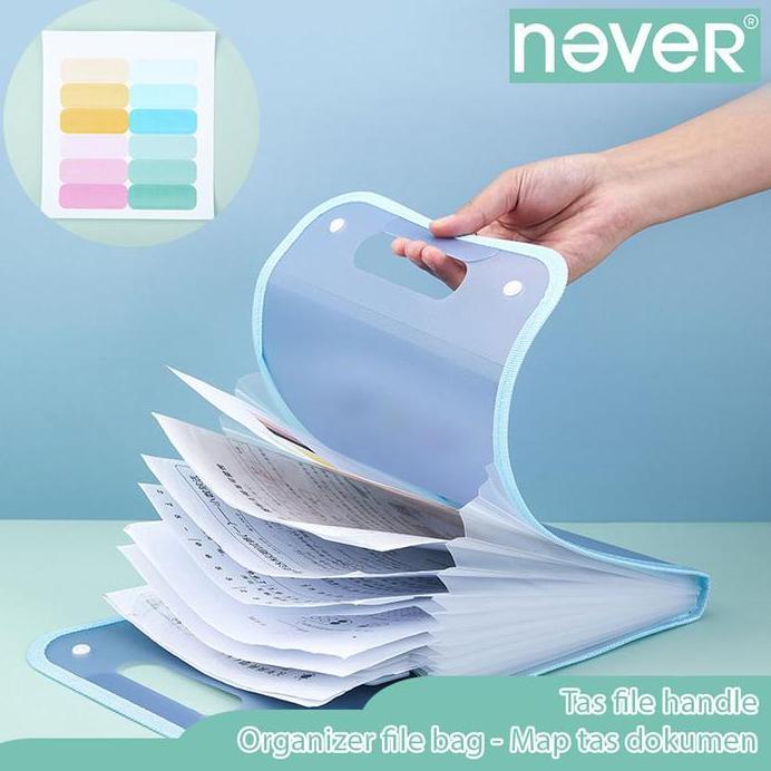Tas file dokumen Organizer file bag Map file dokumen FREE STIKER Stationery