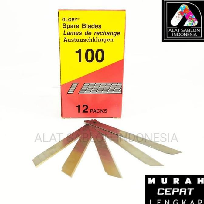 Ready ISI KATER GLORY 100 ISI CUTTER KECIL 1 BOX