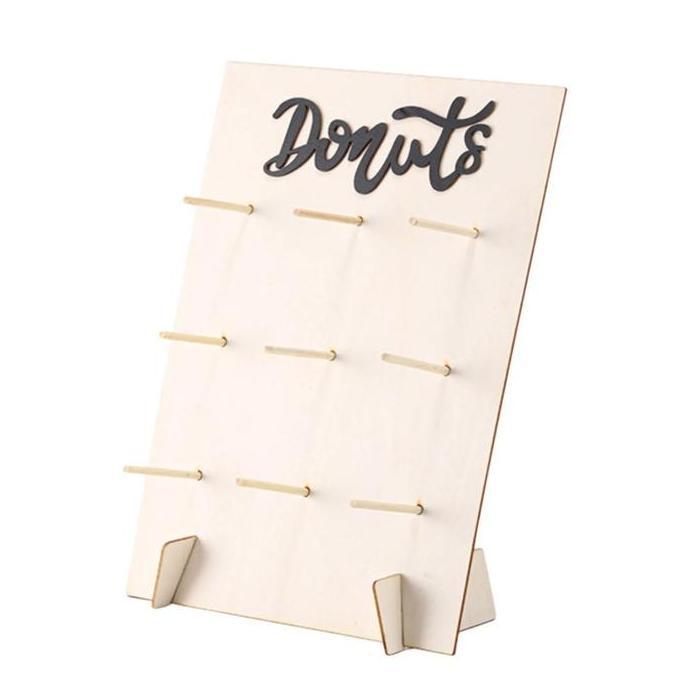 URB Rak Donat Tempat Display Donat Tempat Display Donat Kayu Donut Display PROTOK