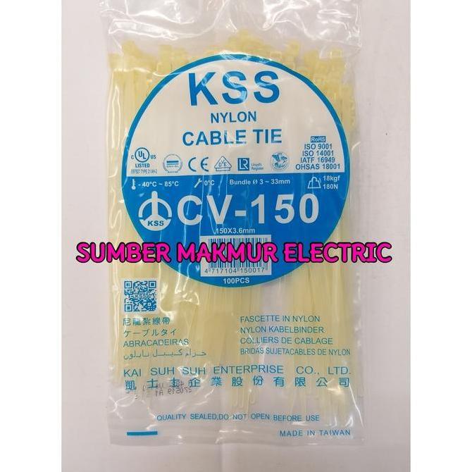 Cable Ties CV-150 (15cm) KSS / Cable Ties 3,6X150mm / Cable Ties 3.6mm X 150mm / Cable Ties KSS 15cm