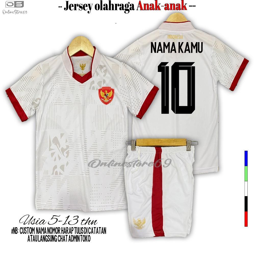 VELMOURACOLLCET BAJU BOLA ANAK / SETELAN JERSEY FUTSAL ANAK / JERSEY BOLA ANAK BISA CUSTOM NAMA NOMO