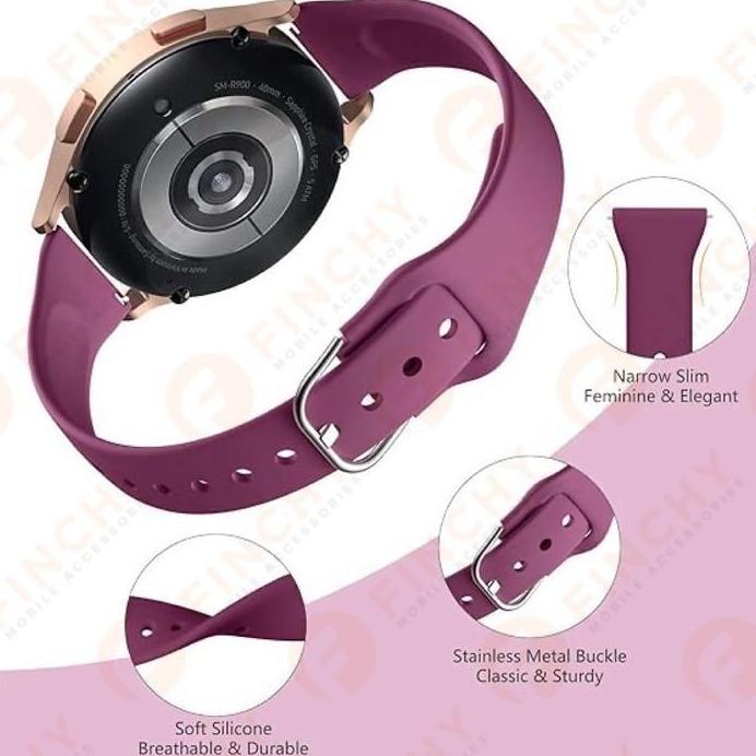 Finchy slim Silicone Strap Fossil Q control Gen 3 Replacement Wristban