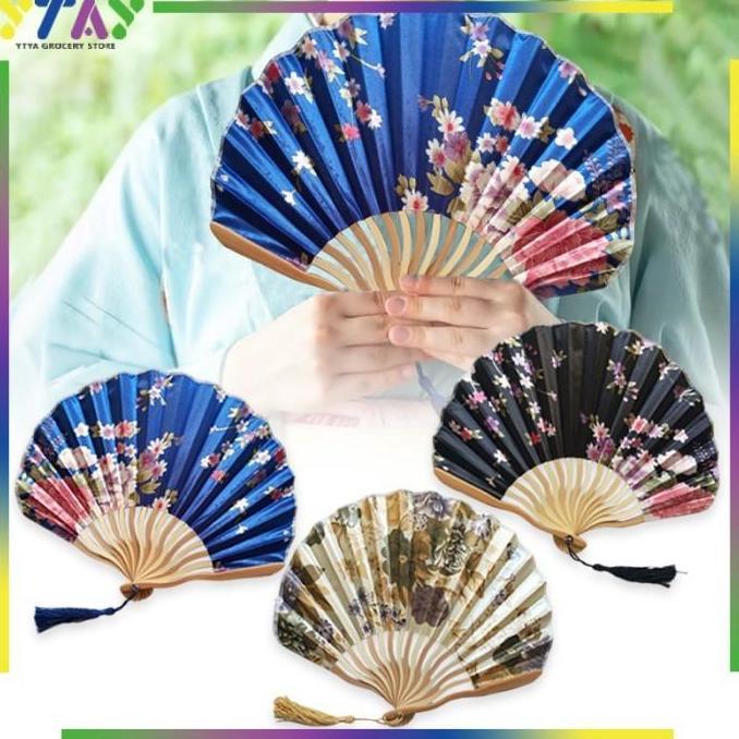 TENNIME Kipas Tangan/Souvenir Kipas Jepang/Kipas Tari Jepang /Kipas Lipat