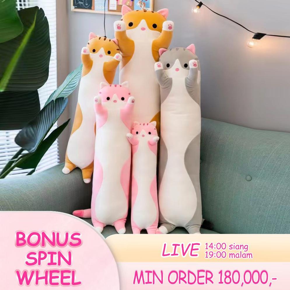 Boneka Mewah Boneka Kucing Boneka Bantal Guling Boneka Miniso Kado Ulang Tahun