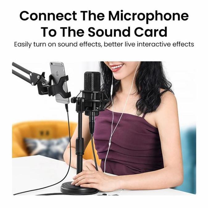 Ugreen Xlr Microphone To Aux 3.5Mm - Ugreen Jack 3.5 Mm Male To Xlr
