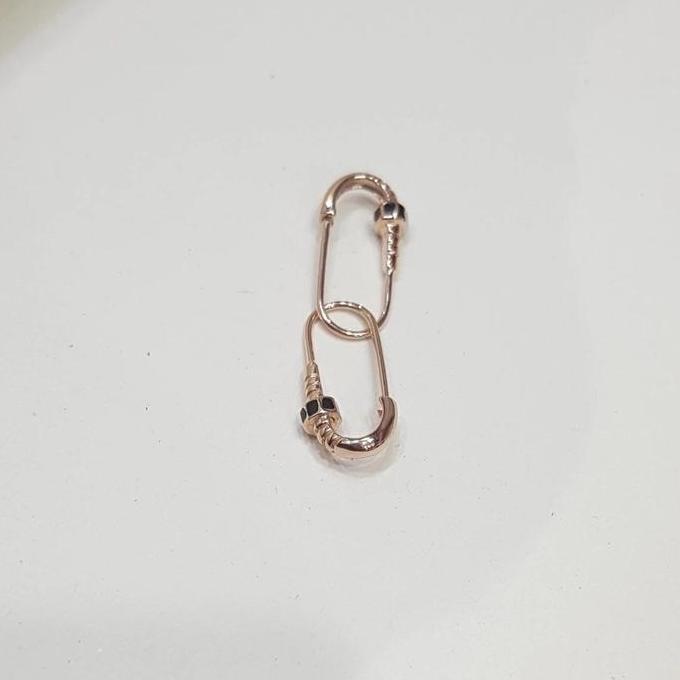 ANTING GIWANG EMAS PENITI PIN EARRING ORI ITALY NEW ARRIVAL SS