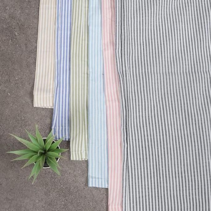 Maluv Celana Panjang Wanita Motif Garis Warna-warni Nyaman untuk Sehari-hari Katun Kulot Salur Dewas