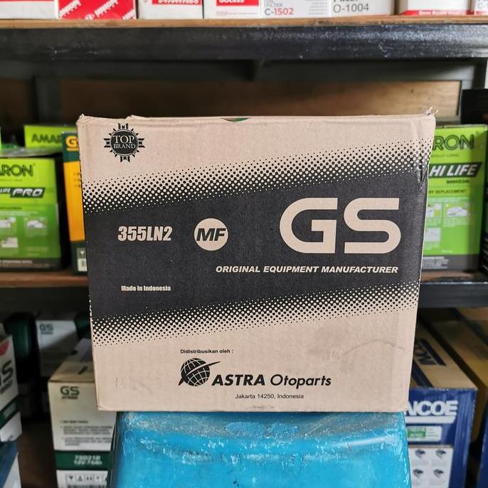 AKI BATERAI KERING GS ASTRA OEM 355LN2 60AH/LN2 INNOVA REBORN BENSIN