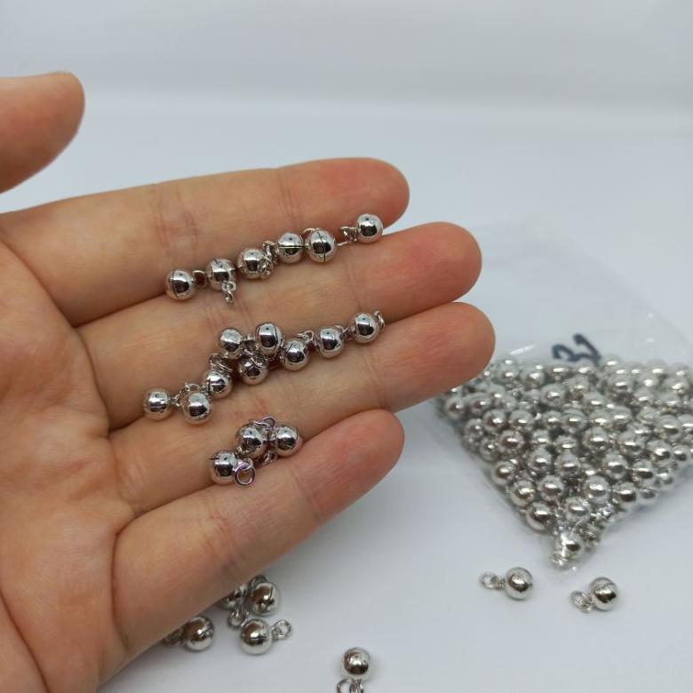 NEW kerincingan / bel s925 buat gelang tangan dan gelang kaki / perak asli lapis mas [terbaik][terla