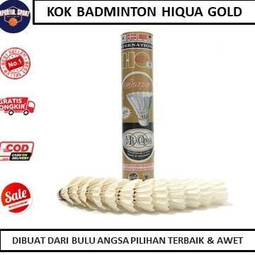 Shuttlecock Badminton / Kok Raket HIQUA GOLD Kualitas ORIGINAL