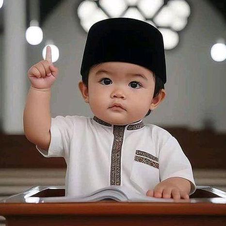Peci Songkok Anak Bayi Dan Balita Kopiah Hitam Polos