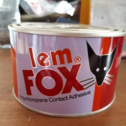 Ready lem fox 350 grams lem kuning lem sepatu lem serba guna lem bahan kulit