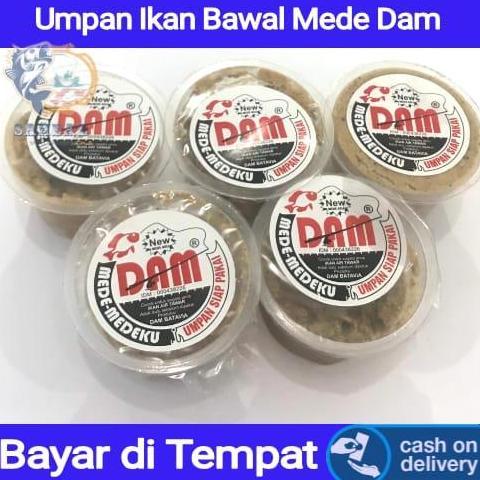 Umpan Pancing Ikan Bawal Siap Pakai Mede Dam 80Gram Allshop