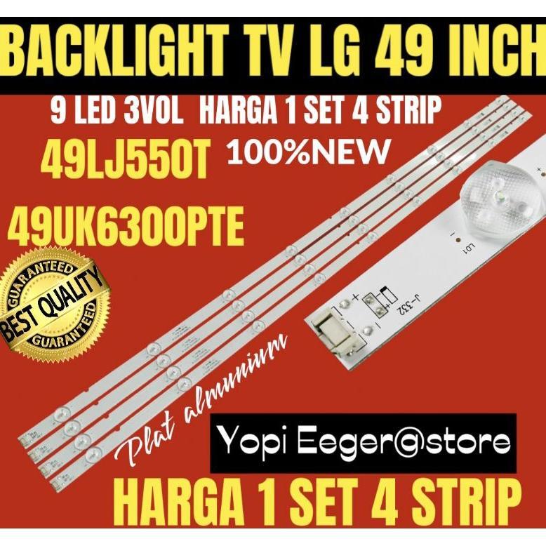 terbaru backlight tv lcd led lg 49 inch 49uk6300pte- 49lj550t backlight tv lg 49 inch