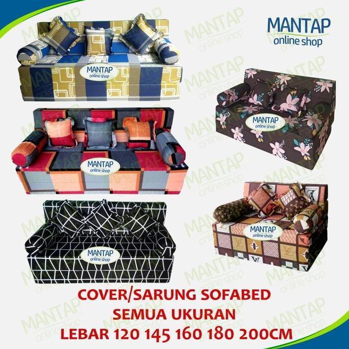 Cover Sofa Bed Inoac / Sarung Sofa Bed Sofabed 120 145 160 180 200Cm