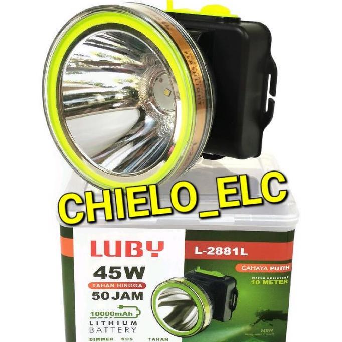 SENTER HEAD LUBY 2881 SENTER KEPALA LUBY L2881, LUBY L2881L L2881K, ORIGINAL Kuning