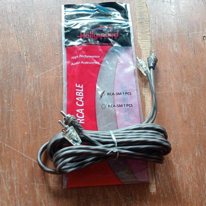 Kabel RCA AUDIO HOLLYWOOD 3 METER Cable Rca Audio Mobil Hollywood 3meter