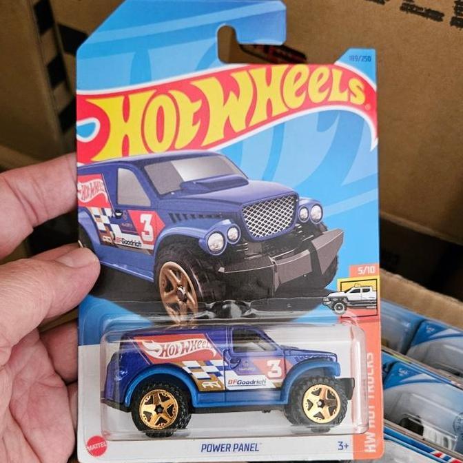Original Hotwheels POWER PANEL HW HOT TRUCKS BLUE