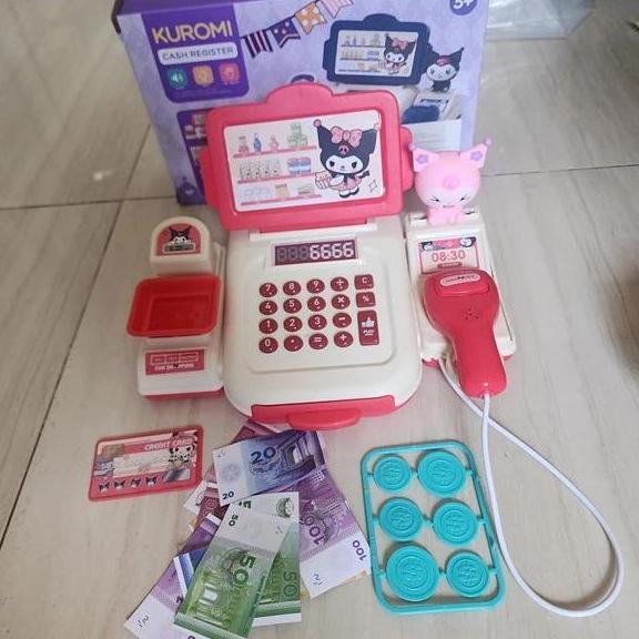 Kasir Simulasi Mainan supermarket Mesin Kasir Belanja Mainan Cashier Machine Toys Mainan Edukasi Ana