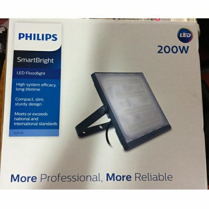 Philips BVP176 Lampu Sorot LED 200W Flood Light 200 Watt BVP 176 Putih