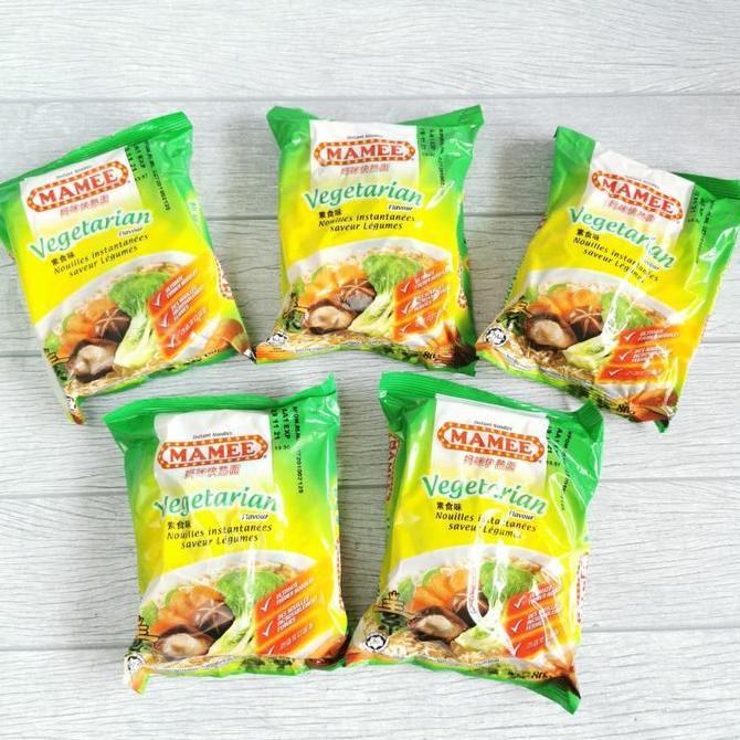Whynot- Mamee Mie Instant Vegetarian Vegan 1 Paket Isi 5 Bungkus