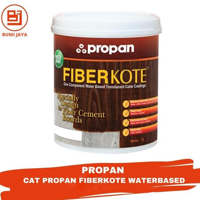 TERBARU - Propan Cat Fiberkote Waterbased 889 dof dan 888 gloss 1kg untuk Board Fiber Cement Bumi Ja