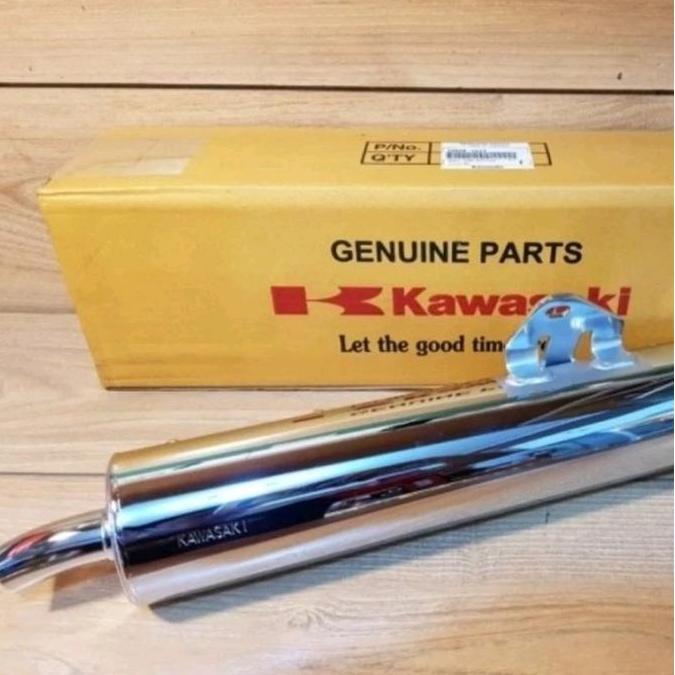 TERBARU - MUFFLER SILENCER KNALPOT NINJA R LAMA ORI KAWASAKI