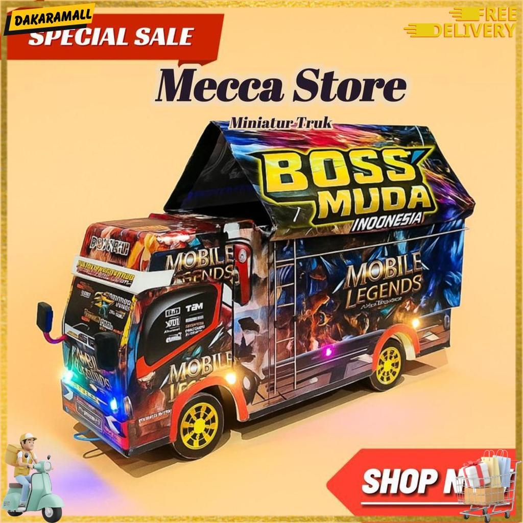 ( Cod ) Truk Oleng Wahyu Abadi Besar Panjang Bisa Custom Foto Dan Nama Di Pintu Belakang Harga Promo