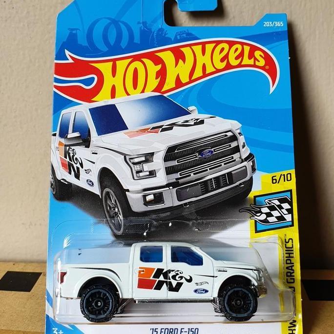 ORIGINAL HOTWHEELS 15 FORD F150 TAMPO K&N WHITE
