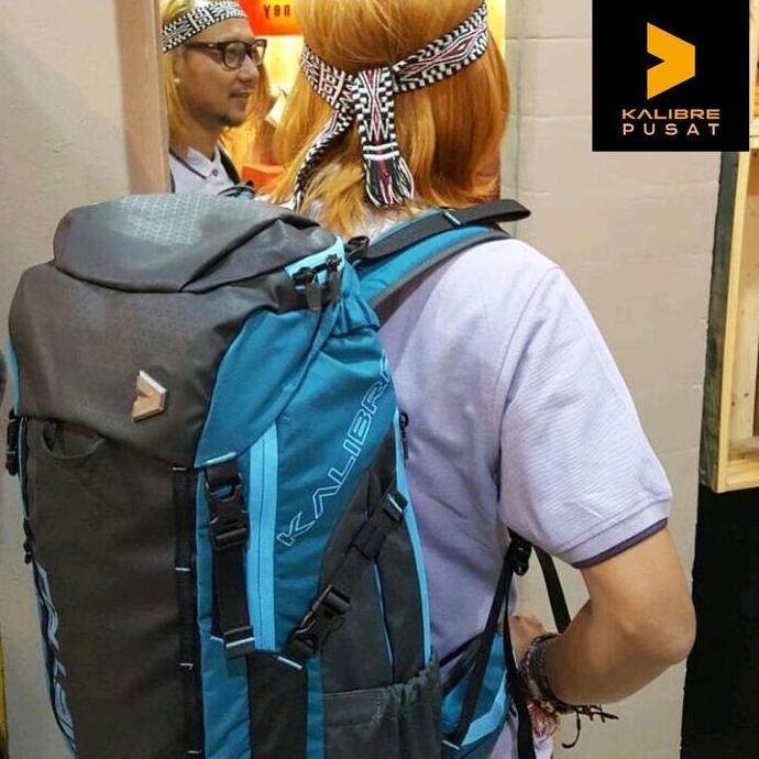 KALIBRE TAS RANSEL PRIA BACKPACK KALIBRE METROPLEX 01 ORIGINAL TOSCA BLACK 40L TAS TRAVEL TAS GUNUNG