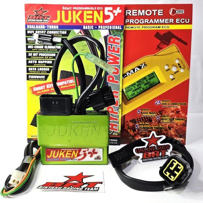 ECU BRT ECU JUKEN 5 5++ Plus Plus & KABEL BLUETOOTH Ecu Juken SUPRA X 125 FI HELM IN & BLADE 125 FI 