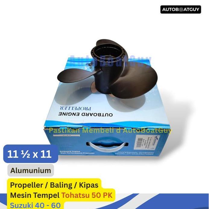 Propeller / Baling / Kipas Mesin Tempel Tohatsu 50 PK Suzuki 40 - 60