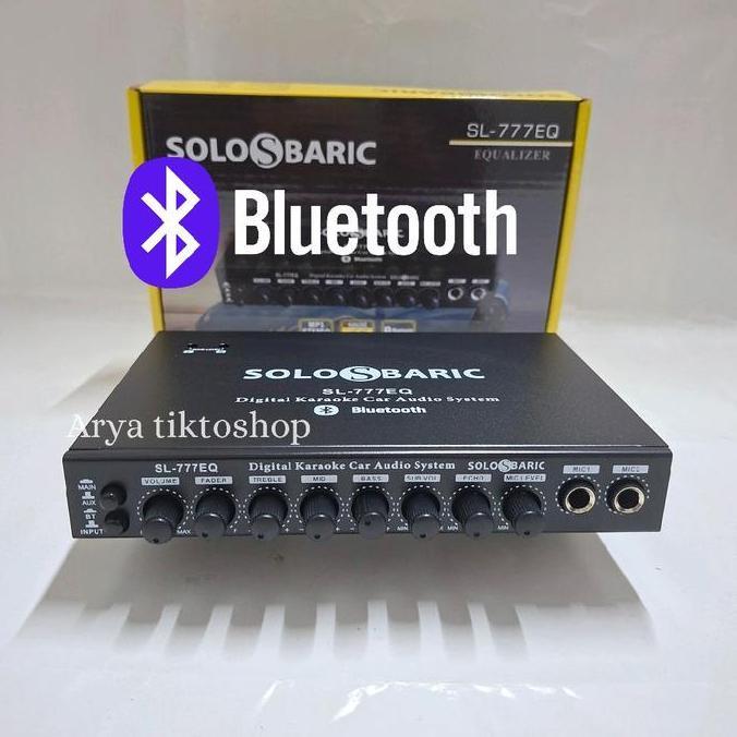 Pream Parametrik Bluetooth Karaoke Solobaric SL-777EQ Parametrik Equalizer Audio Sound System Profes