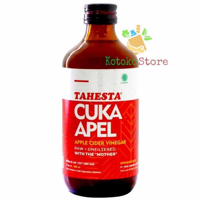 Cuka Apel Tahesta / Cuka Apel Original / Cuka Apel Organik 320ml
