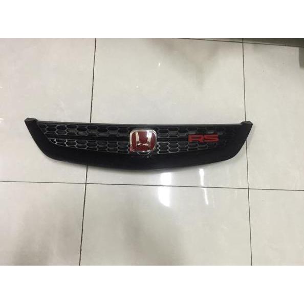 Grill Honda civic ES 01-03. RS with red logo