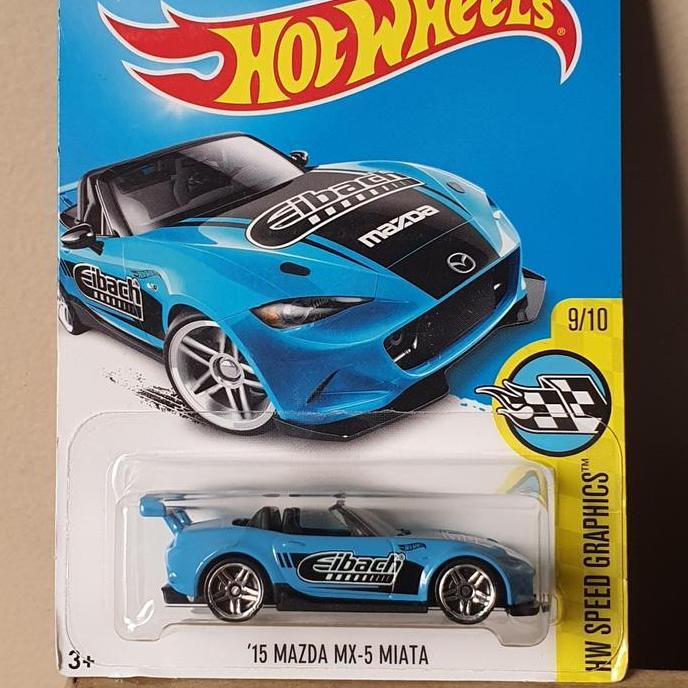 ORIGINAL HOTWHEELS 15 MAZDA 5 MX MIATA BLUE EIBACH