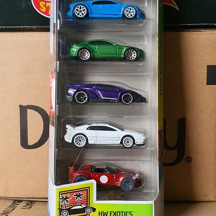 ORIGINAL Hotwheels HW Exotics 5pcs Gift Pack 2021