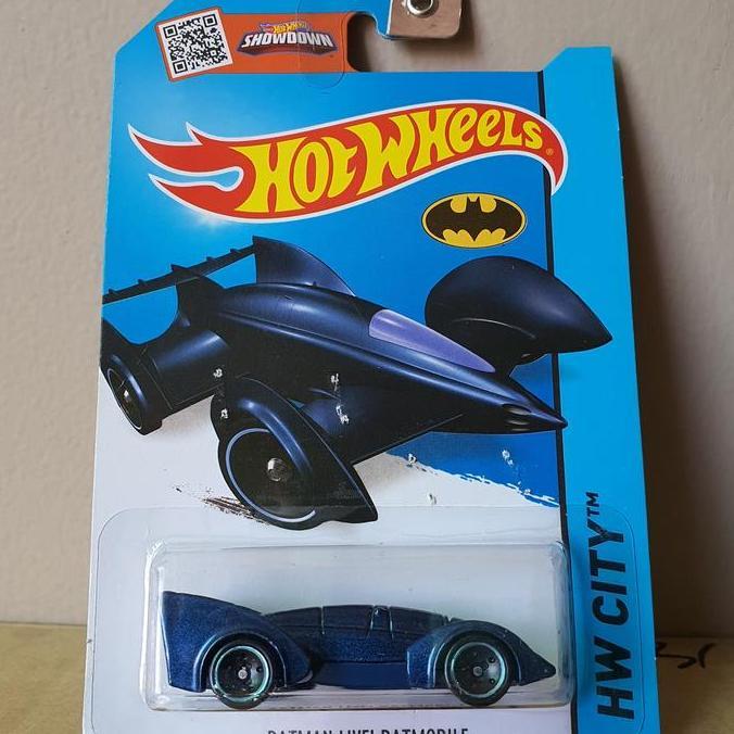 ORIGINAL Hotwheels Batman Live Batmobile Blue